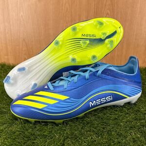 Messi x adidas F50 Pro FG Royal Blue Solar Yellow Cleats JQ7953 Men's Size 12